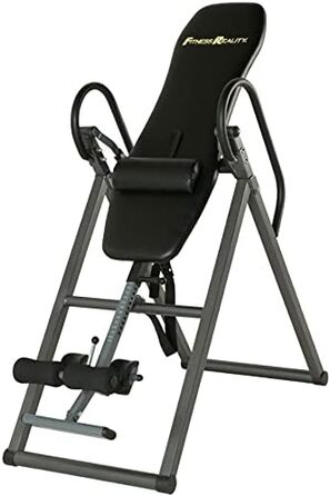 Інверсійний стіл FITNESS REALITY 790XLT з подушкою для спини, регульований для зросту до 198 см, максимальна вага користувача 136 кг, повна вертикальна інверсія до 180°
