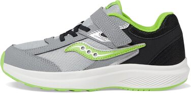 Дитячі кросівки Saucony Cohesion KDZ A/C (Маленькі та Великі розміри) 27 EU, Чорний, Сірий, Зелений