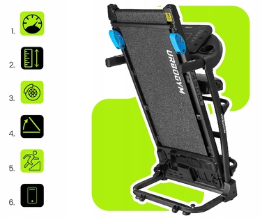 Електрична бігова доріжка Urbogym V450M (до 120 кг)