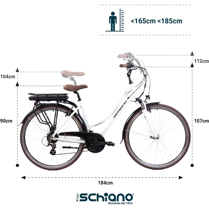 Електровелосипед F.lli Schiano E-Ride 28