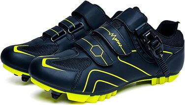 Велосипедні шкарпетки для чоловіків та жінок, MTB, шосе, SPD, mountainbike, кросівки, дихаючі, outdoor, велосипедні кросівки для занять спортом в приміщенні з пряжкою (36 EU, Зелений)