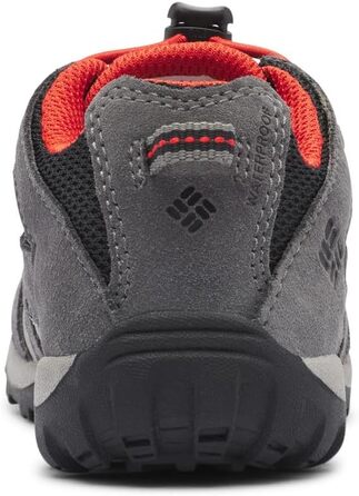 Дитячі трекінгові черевики Columbia Redmond Unisex, чорний/червоний (4 Big Kid)