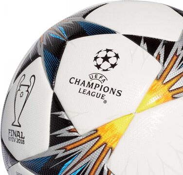 Футбольний м'яч adidas Finale Kiev OMB, розмір 5, біло-чорний