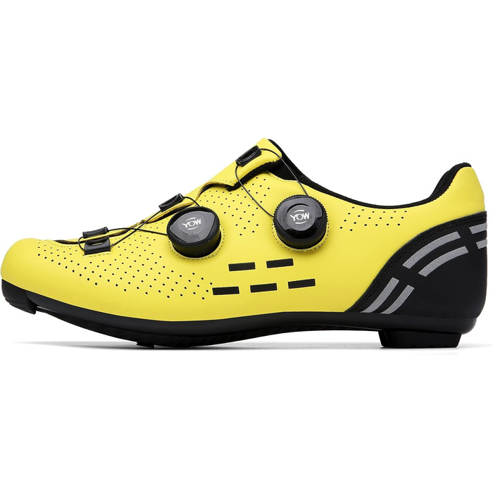 Велосипедні шкарпетки SDEQA для жінок, сумісні з Peloton, Look SPD, SPD-SL, Delta Lock. Жовті, 36 EU