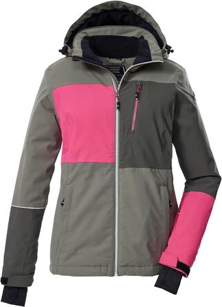 Жіночий гірськолижний костюм Killtec 2 частини - водовідштовхуючий, PFC-free, сірий/рожевий, розмір 38