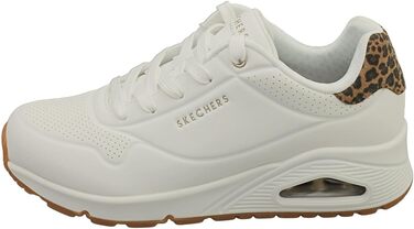 Кросівки Skechers Max Cushioning Delta для чоловіків, білі, з леопардовим принтом (41 EU)