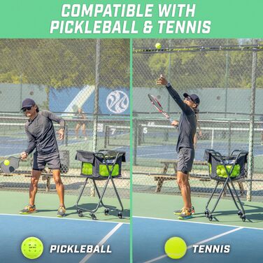 GoSports Ball-Caddy: візок для м'ячів для піклболу та тенісу (140 піклболів або 175 тенісних м'ячів)
