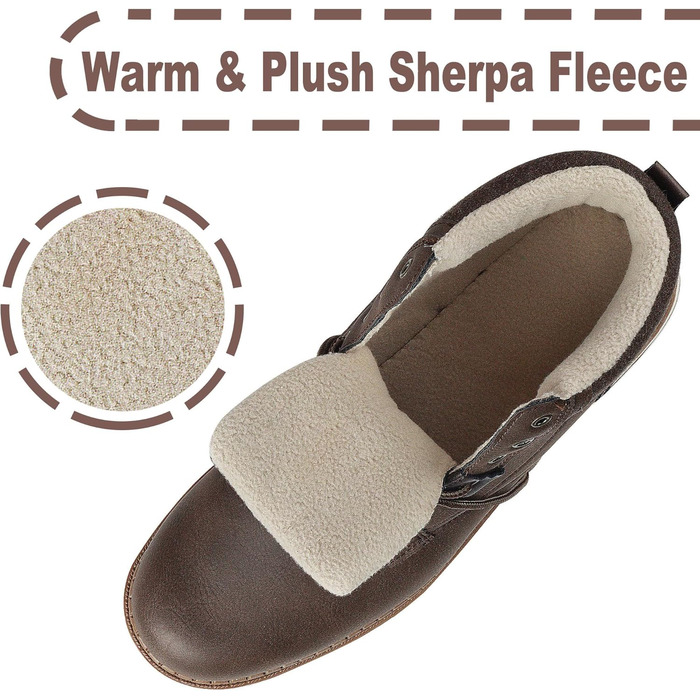 Чоловічі зимові черевики CC-Los з теплим підкладком. Зручні, неслизькі, розмір 40-48 EU, колір коричневий