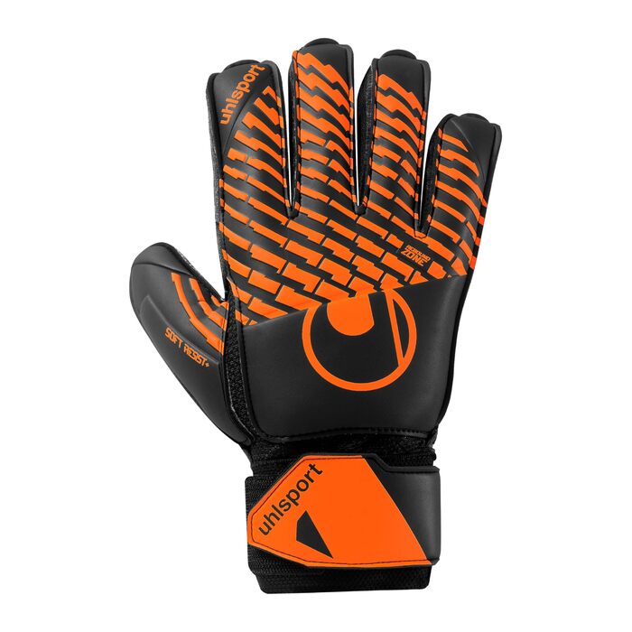 Воротарські рукавиці uhlsport Herren FM Soft Resist+ Flex Frame 8.5 чорно-помаранчеві