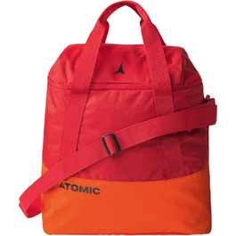 Сумка для лижних черевиків Atomic, 40 л, поліестер, прозора/червона, 41x37x24,5 см