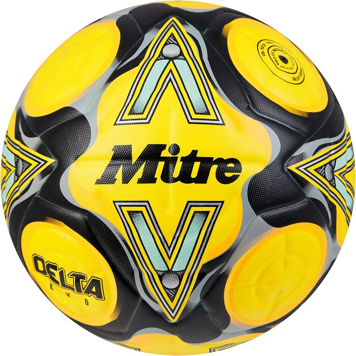 Футбольний м'яч Mitre Delta, підвищена зносостійкість, точність і стабільність