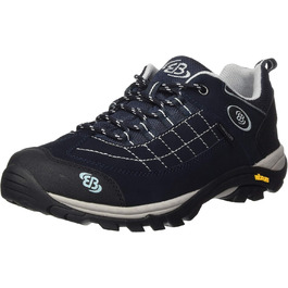 Чоловіче трекінгове взуття Brütting Mount Crillon Low Outdoor, 45 EU, темно-синій, сірий