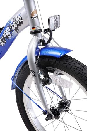 Дитячий велосипед BIKESTAR 16 дюймів для хлопчиків і дівчаток від 4-5 років, класичний, безпечний, тестування без ризику