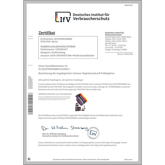 Резинки для фітнесу VISOKRAFT з дверним кріпленням та ручками, для силових тренувань, йоги, стрейчингу та фізіотерапії