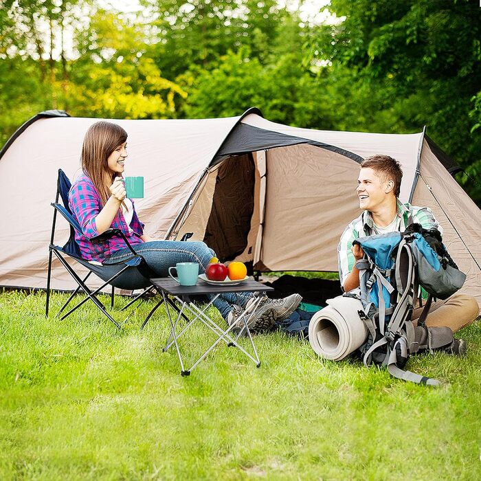 Складаний туристичний стіл Liantral: легкий, компактний, з сумкою для пікніка, кемпінгу, риболовлі та відпочинку на природі