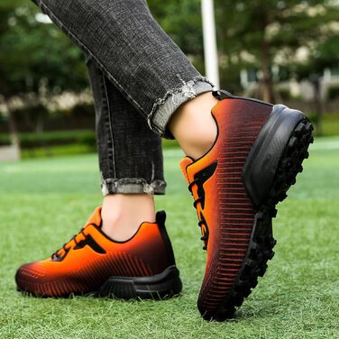 Чоловічі трейлраннінгові кросівки Trailrunning Herren Schwarz-Orange 45 EU: Легкі, дихаючі, для бігу та хайкінгу