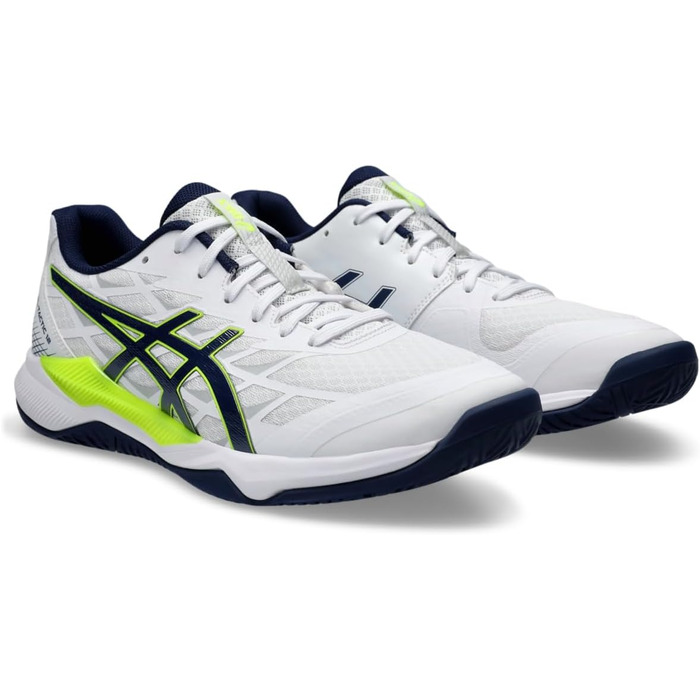ASICS Gel-Tactic 12 чоловічі кросівки для залу 39 EU, біло-чорні