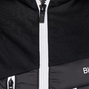 Чоловіча лижна куртка Black Crevice для гірських походів, тепла зимова куртка з нейлону, водонепроникна та вітрозахисна, з високою свободою рухів, чорно-біла (S, чорний)