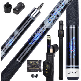 Більярдний кий Scorpion з канадського клена, 147,3 см, низька вага, професійний, 553-595 г