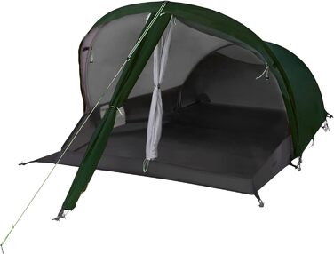 Намет Jack Wolfskin Gossamer II Tunnel, 1-місний, зелений Mountain Green