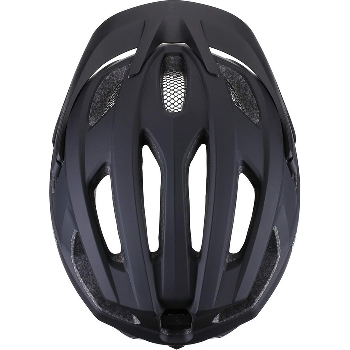 Велошолом BBB Cycling Kite 2.0 для дорослих і дітей, для шосейного та гірського велосипеда, знімний візор, кріплення для LED, розмір S (52-55 см), матовий чорний