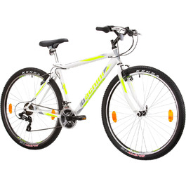 Гірський велосипед Probike PRO 29 дюймів, 21 швидкість, для чоловіків та жінок, зріст 175-190 см, білий/зелений, Multibrand Distribution