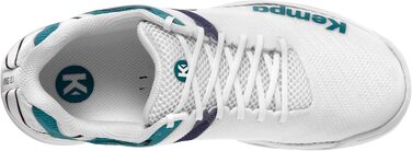 Жіночі гандбольні кросівки Kempa Wing 2.0, розмір 38 EU, білий, блакитний, пурпуровий