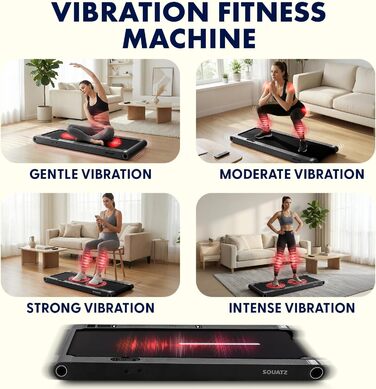 Бігова доріжка-компакт Squatz 2-in-1 Walking Pad, чорна