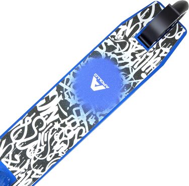 Самокат Apollo Freestyle Graffiti Pro для дітей і дорослих, міцний трюковий самокат із підшипниками ABEC 9, Kickscooter