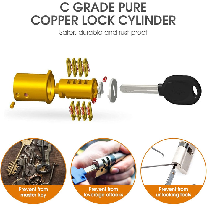 Замок для велосипеда ICOCOPRO Faltschloss, 85 см, висока безпека (чорний)