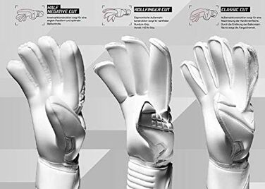 Воротарські рукавички Uhlsport для дорослих, розмір 9, темно-сірі/флуоресцентно-червоні/білі