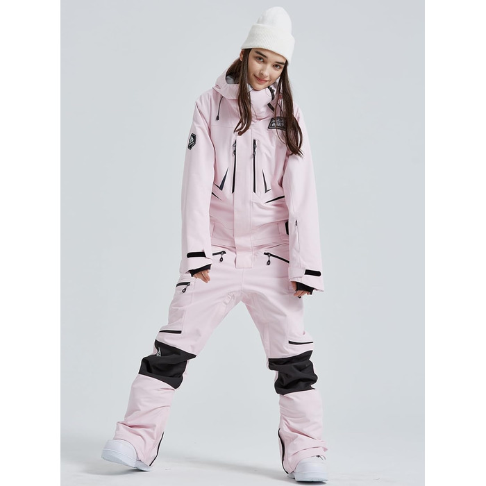 Жіночий гірськолижний комбінезон HOUZONIY 724-Rosa - рожевий, для сноуборду та гірських лиж