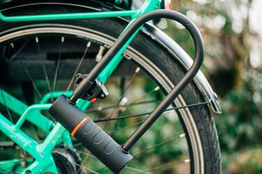 Замок Zefal K-Traz U17 для велосипеда, електровелосипеда, скутера, мотоцикла: сталевий бугель, кабель 120 см, чорний