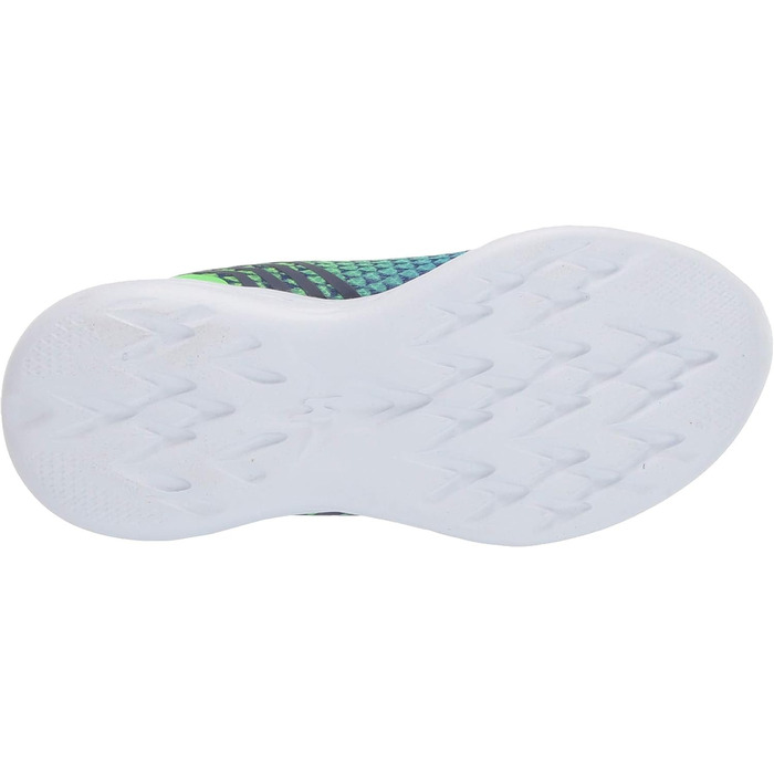 Дитячі кросівки Skechers Go Run 600 Baxtux, 37 EU, темно-синій, сітка, синтетика, оздоблення лайм