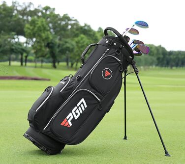 Сумка для гольфу PGM: стійка, легка, водонепроникна, з роздільниками на 5 клубів та ременем, для чоловіків та жінок