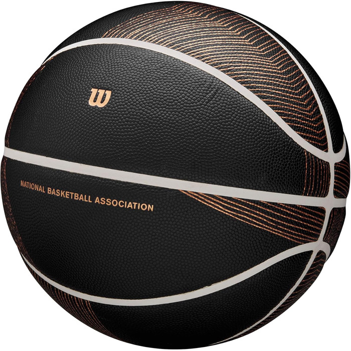 М'яч для баскетболу Wilson NBA Champagne Series, розмір 7, чорний/коричневий