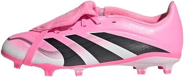 Дитячі футбольні бутси adidas Predator League з відкидною конструкцією язичка для твердого/багатоповерххового покриття, розмір EU 30, кольори: Рожевий Beam, Чорний Core, Білий Cloud