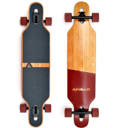 Лонгборд Apollo Bali Powerslide, бамбук і скловолокно, ABEC 9, Flex 2, для підлітків та дорослих, професійний круїзер