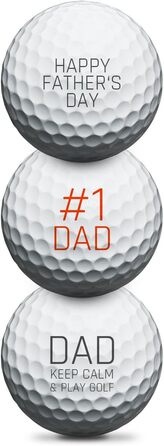 Гольф-м'ячі Titleist Pro V1 / Pro V1X 2019, 3 шт, подарунковий набір до Дня батька