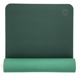 Килимок для йоги Bodhi Lotus Pro | Нековзкий | Для фітнесу, гімнастики, пілатесу та йоги | Антиковзкий | Гіпоалергенний, темно-зелений/зелений