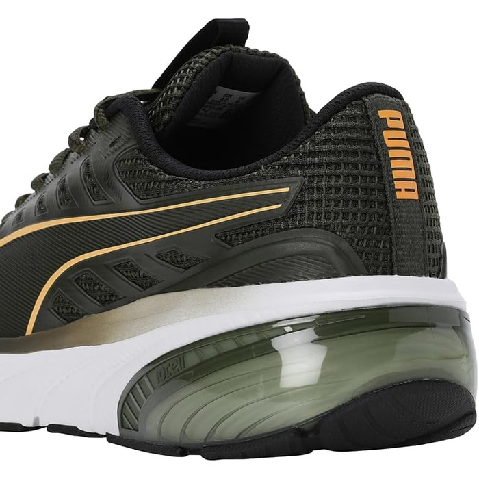 Кросівки PUMA Zellenblendung для вулиці та бігу, 46 EU, Dark Olive/Sun Stream/Puma Black