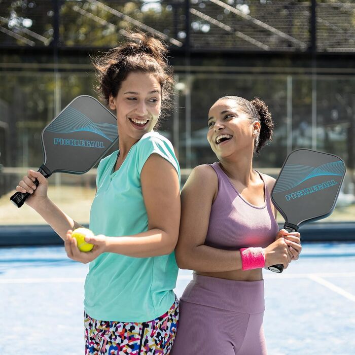 Pickleball-ракетка VEVOR з вуглецевим покриттям T700 та ячеистим ядром, професійна, для дорослих, синього кольору