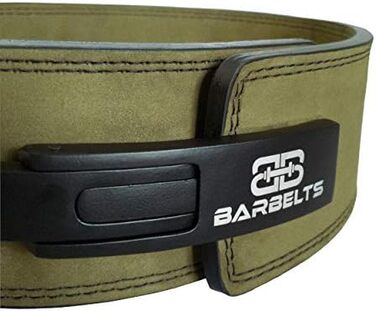 Пауерліфтинг ремінь Barbelts Lever 10мм, зелений