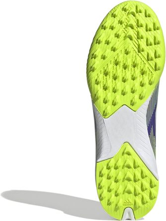 Дитячі футбольні бутси adidas F50 League Laceless для твердого поля, 34 EU, Purple Rush/Cloud White/Lucid Lemon