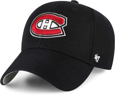 Кепка 47 Montreal Canadiens чорного кольору NHL, модель Most Value P. Cap 55-62
