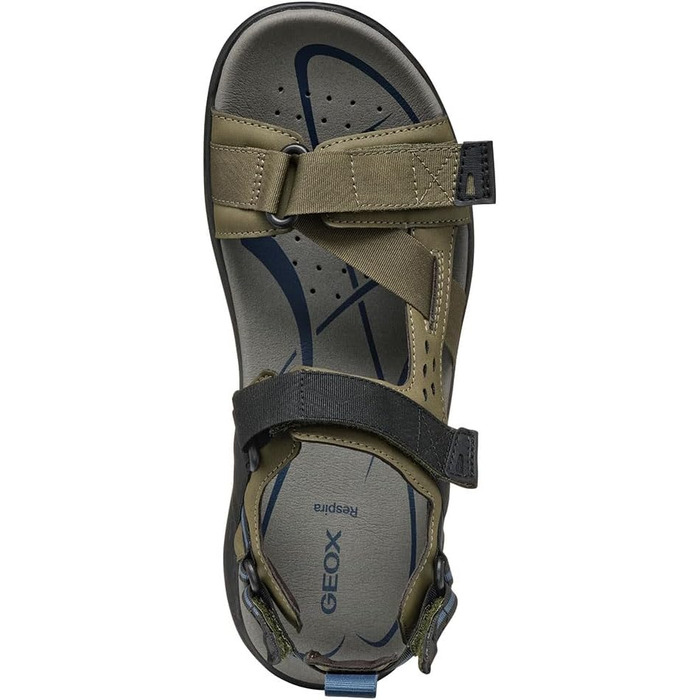 Чоловічі спортивні сандалі Geox U Terreno + Grip B, 45 EU, Military