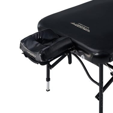 Масажний стіл Master Massage StratoMaster 76 см, чорний, 11,3 кг, NanoSkin-оббивка, з аксесуарами