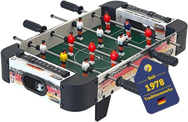 Настільний футбол Best Sporting Mini для дітей, 53×31 см, 12 гравців, 2 м'ячі, компактний дитячий кікер