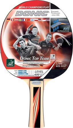 Настільна ракетка Donic Top Team 600, дерево, універсальна