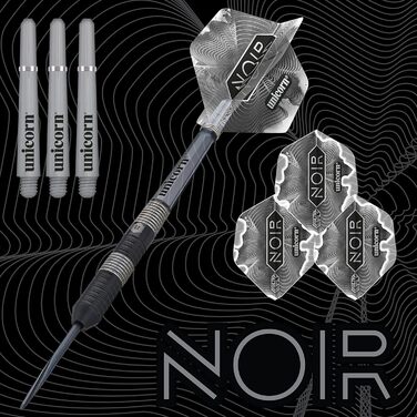 Унікорн дартси Noir Style 3 зі сталевим наконечником